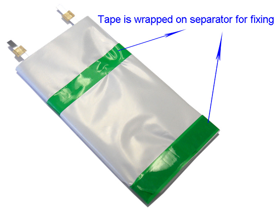 Lithium Battery Termination Tape application 01