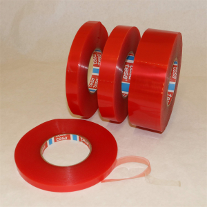 Red Polyester Film Tesa 4965 Double Sided Tape for ABS Plastic Parts