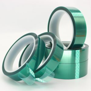 High Temperature Green Polyester Masking Tape for Powder Coating Alternative to 3M 8992