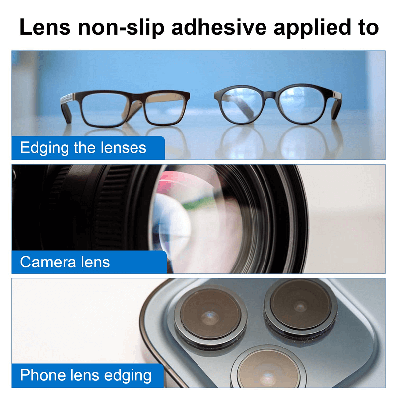 lens blocking pads application