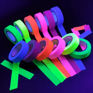 Colorful UV Fluorescent Gaffer Tape for Party Marker Signage