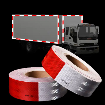 Reflective Tape Safety Warning Caution Signs For Truck Trailer